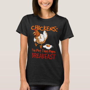 Chicken Whisperer Breakfast Farmer For Men   T-Shirt