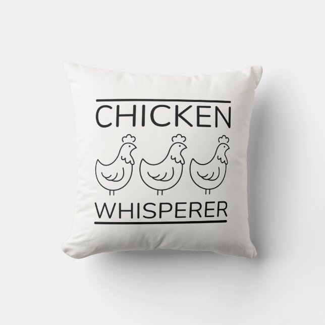 Chicken Whisperer Cushion (Front)