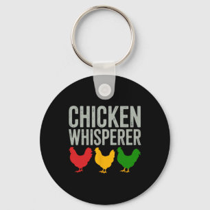 Chicken Whisperer For Farmers Animal Lovers Countr Key Ring