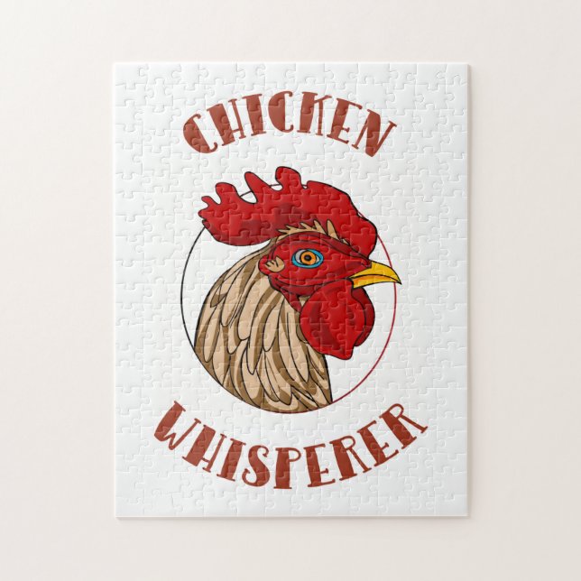 CHICKEN WHISPERER JIGSAW PUZZLE (Vertical)