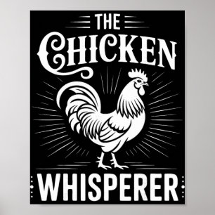 Chicken Whisperer Poultry Farmer Rooster _2  Poster