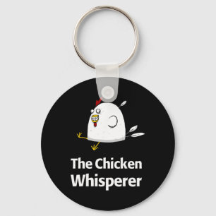 Chicken Whisperer Unique Egg Farmer Poultry Key Ring