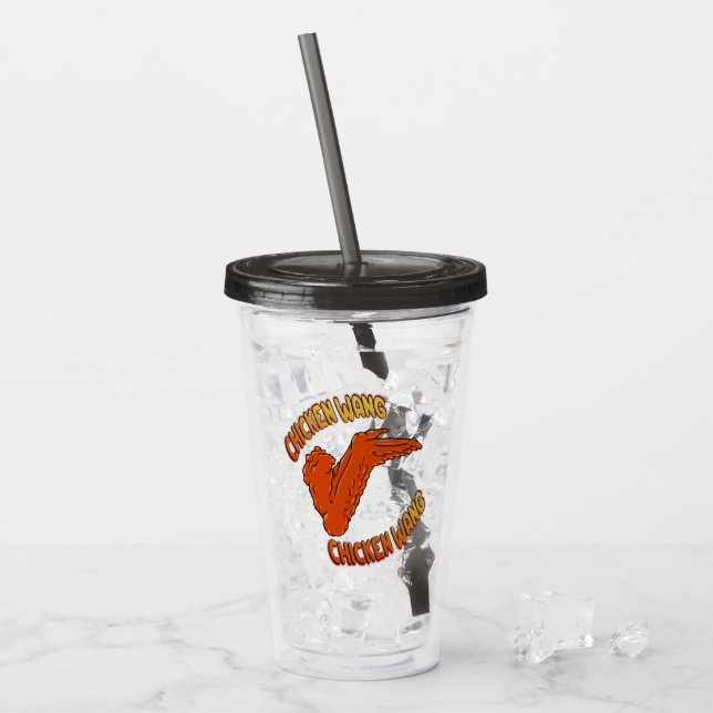Chicken Wing Acrylic Tumbler (Front Ice)