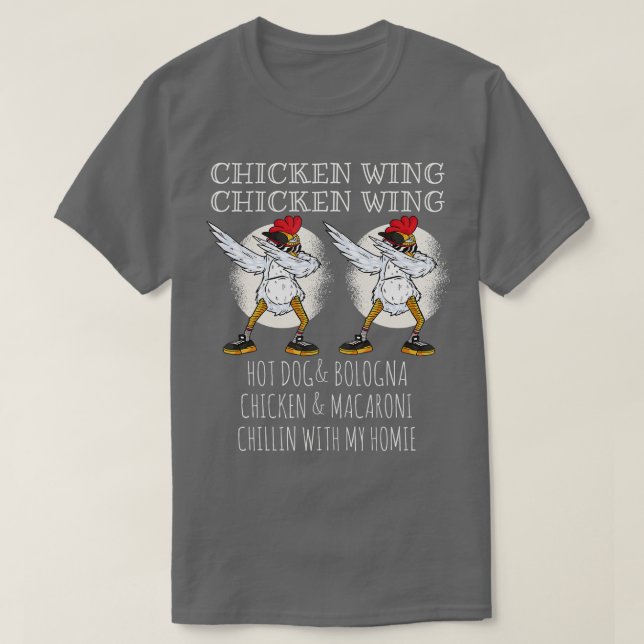 Chicken Wing Chicken Wing fun kids  T-Shirt (Design Front)