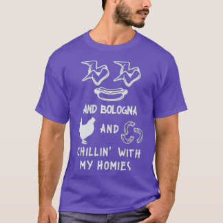 Chicken Wing Chicken Wing Hot Dog  Bologna Viral T-Shirt