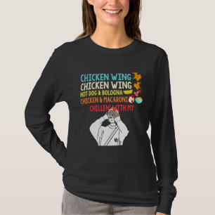 Chicken Wing Chicken Wing Hotdog Bologna Chicken M T-Shirt