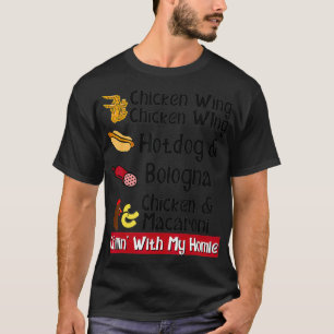 Chicken Wing Chicken Wing Hotdog  Bologna Song T-Shirt