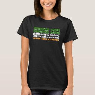 Chicken Wing Chicken Wing Song Hot Dog Bologna St  T-Shirt