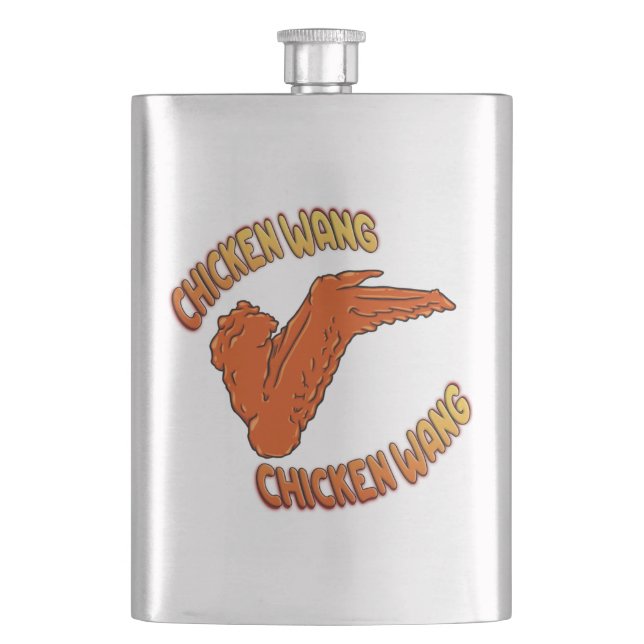 Chicken Wing Classic Flask (Front)