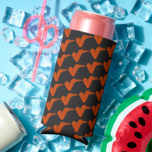 Chicken Wing Foam Slim Seltzer Can Cooler