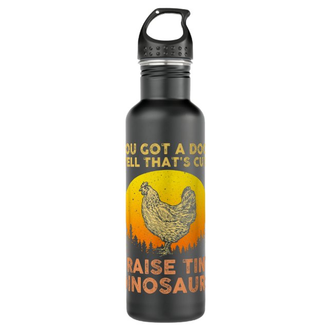 Chicken Wings Eating Champion Hot Wings Buffalo 710 Ml Water Bottle (Front)