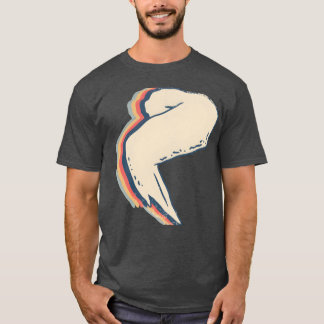 Chicken Wings Food Retro Line Art vintage T-Shirt