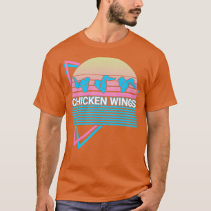 Chicken Wings Retro T-Shirt