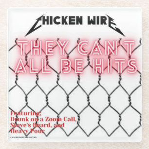 Chicken Wire Glass Coaster