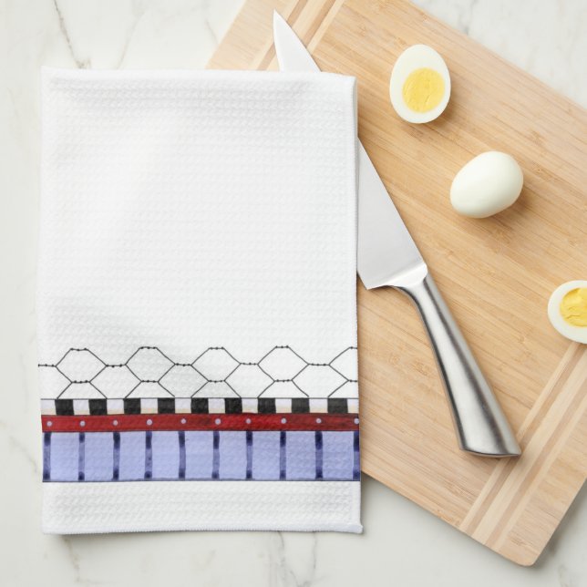 Chicken Wire - Kitchen Towel (Quarter Fold)