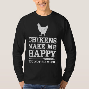 Chicken  with Sayings Chicken Mom T-Shirt