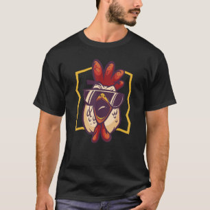 Chicken with Sunglasses for Men Women Kids T-Shirt