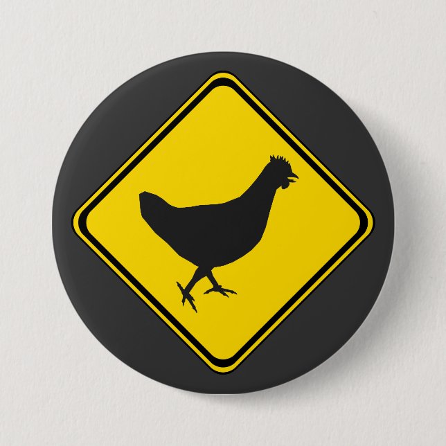 Chicken Xing! 7.5 Cm Round Badge (Front)