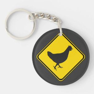 Chicken Xing! Key Ring
