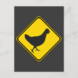 Chicken Xing! Postcard