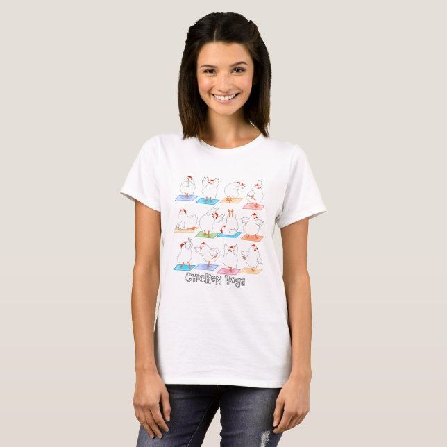 Chicken Yoga Shirt (Front Full)