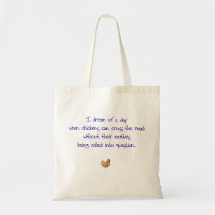 chickenbluechik tote bag