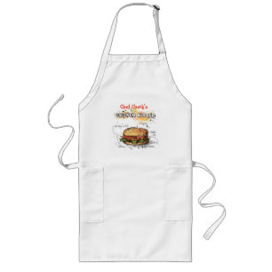 Chickenburger Art Personalised Grilling Apron