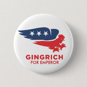 Chickenhawk Gingrich Button
