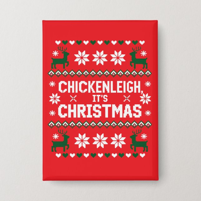 Chickenleigh Its Christmas Funny Xmas Chicken  (Front)
