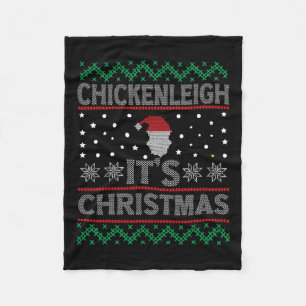 Chickenleigh It's Christmas Funny Xmas Mum  Fleece Blanket