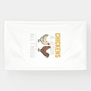 Chickens And Jesus Vintage Farm Faith Shirt_1 Banner