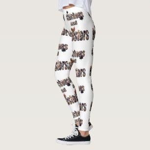 Chickens And Roosters Name Logo, Leggings