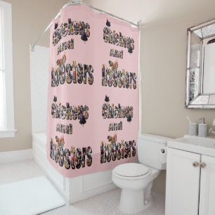 Chickens And Roosters, Shower Curtain
