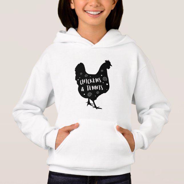 Chickens and Tennis. (Front)