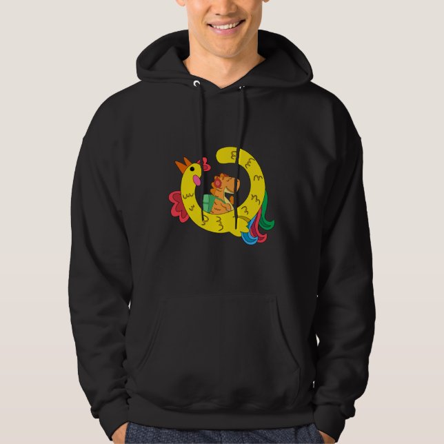 chickens are dinosaurs   hoodie (Front)