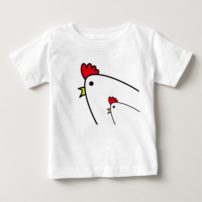 Chickens Baby T-Shirt (Front)