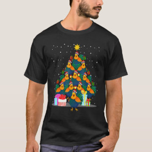 Chickens Christmas Tree Ornament Decor T-Shirt