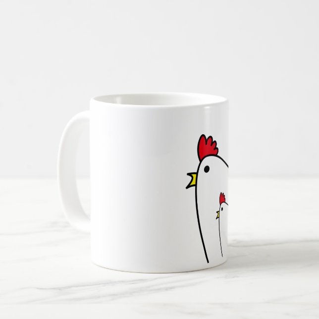 Chickens Coffee Mug (Front Left)