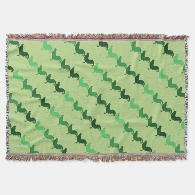 Chickens Everywhere - Throw Blanket (Front)