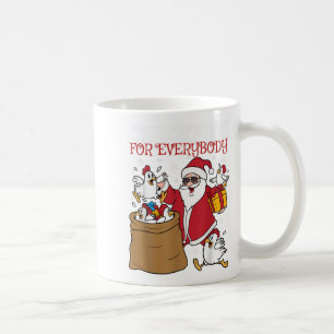 Chickens For Everybody Funny Christmas Chicken Wom Coffee Mug