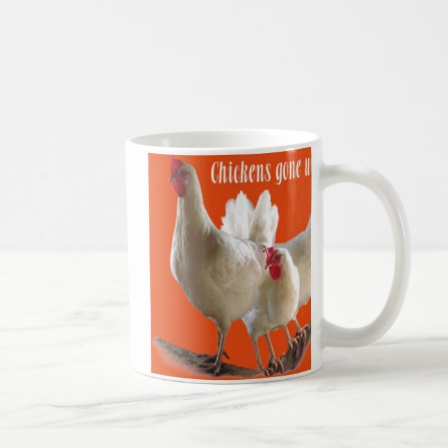 Chickens Gone Wild #1 Coffee Mug (Right)