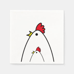 Chickens Napkin