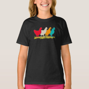 Chickens Of Different Colours T-Shirt