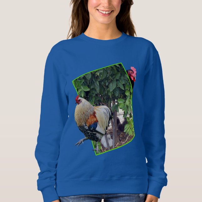 Chickens Playing Peekaboo, Sweatshirt (Front)