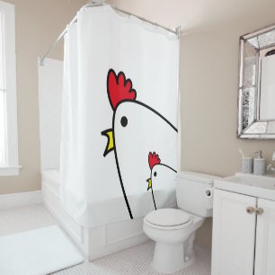Chickens Shower Curtain