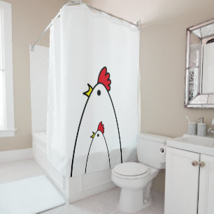 Chickens Shower Curtain