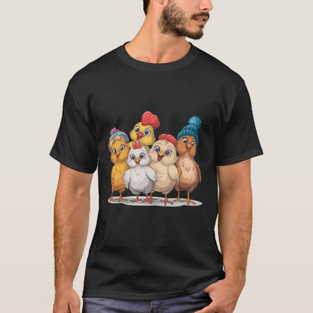 Chickens  T-Shirt (Front)