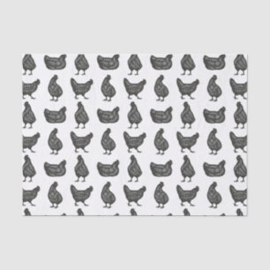 Chickens  tissue paper