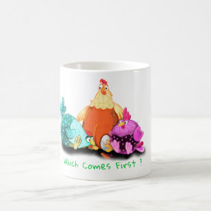Chickens Waiting Egg To Hatch Mug Fun