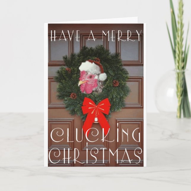 Chickie Boom-Boom Christmas Card (Front)